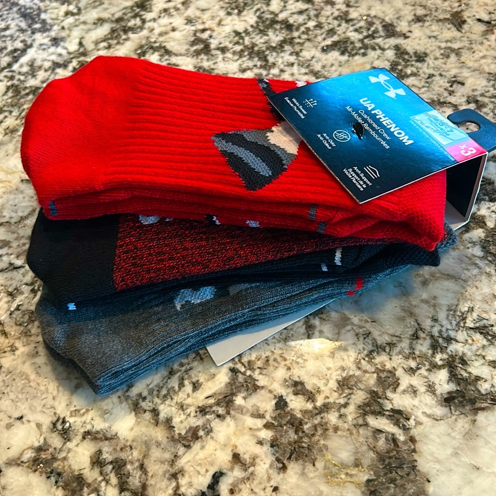 Under Armour Phenom Crew Socks